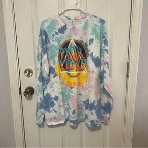 NWOT Pink Floyd London Tie-Dye Long Sleeve T-Shirt Unisex Size XL
